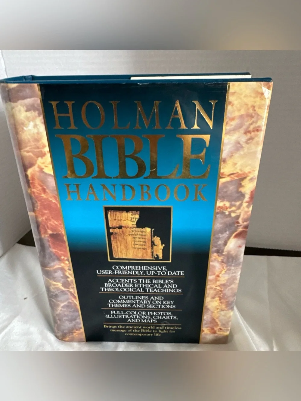 Bible Handbook - Blue and Gold